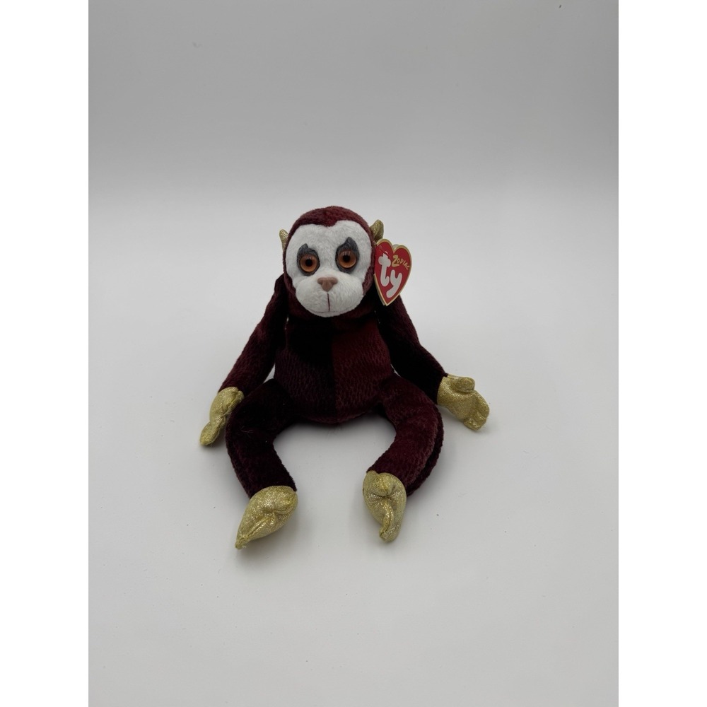 Ty Beanie Babies - Zodiac Collection - Monkey‎ - (2000, Retired)